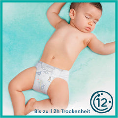 Pañales Pampers para bebé, tamaño 2 (4-8 kg), Harmony, caja de media luna, protección suave para la piel e ingredientes herbales, 240 unidades