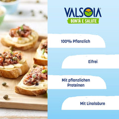 Mayonesa de soja sin huevo, ideal para veganos y vegetarianos, versátil en la cocina, 4 x 150 ml