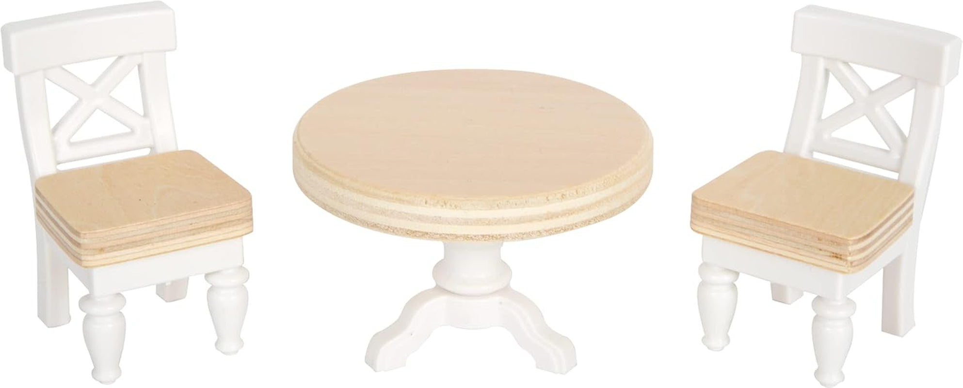 Casă de păpuși Small Foot Vilă de oraș din lemn, cu 3 etaje, față deschisă și 12 mobilier, pentru copii de la 3 ani, 11802, alb gri Casute de papusi Naty Shop