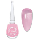 Esmalte de uñas Jelly Pink, 13 ml, secado rápido, larga duración, natural, translúcido, esmalte de uñas regular sin lámpara UV para mujeres DIY Nail Art (rosa clásico)