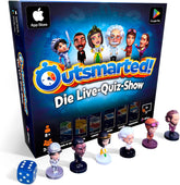 Outsmarted – Juego de mesa de preguntas digitales | Niños, adolescentes y adultos | Noche de juegos de próxima generación para familiares y amigos | 2–24 jugadores | Edades 8+ | Más de 10.000 preguntas