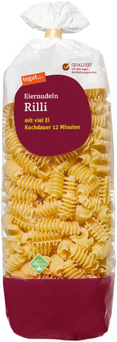 tegut... Fideos con huevo Rilli, 1 x 500 g