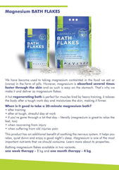 MRS Copos de Cloruro de Magnesio 100% natural - Sales de baño ideales para pediluvio, baño completo y contra la carencia de magnesio - 4 Kg Ducha y Baño Naty Shop