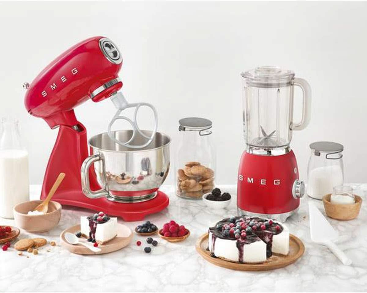 Smeg BLF01RDEU Mixer, Rot Mama si Copilul Naty Shop