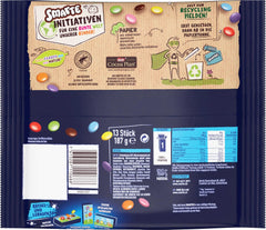 Nestlé SMARTIES Mini, lentejas pequeñas con chocolate con leche, envueltas individualmente, paquete de 16 (16 x 187 g)