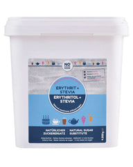 SIN AZÚCAR, Eritritol + Stevia Sustituto natural del azúcar sin calorías Dulzo 1:1 respecto al azúcar, sin sabor, 4,5 Kg Edulcorantes Naty Shop