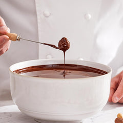 Bombones con relleno de chocolate con leche y avellanas, caja de 200g