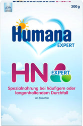 Humana HN Expert, desde el nacimiento, alimento especial para diarreas frecuentes o prolongadas, favorece la normalización del patrón de deposiciones, con plátano, 300 g Naty Shop 300 gramos
