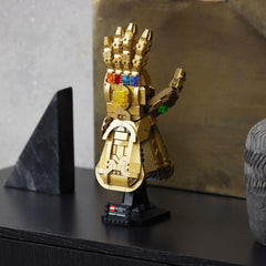 LEGO 76191 Marvel Super Heroes Infinity Glove Avengers Thanos Glove Set de construcción en miniatura para adultos Artículo para fans Regalo para hombres y mujeres Her Him Juegos de construcción Besuche den LEGO-Store