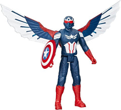 Marvel Studios Capitán América Un Mundo Feliz, Figura de acción Capitán América Deluxe, Figuras de acción 30 cm Naty Shop Título predeterminado