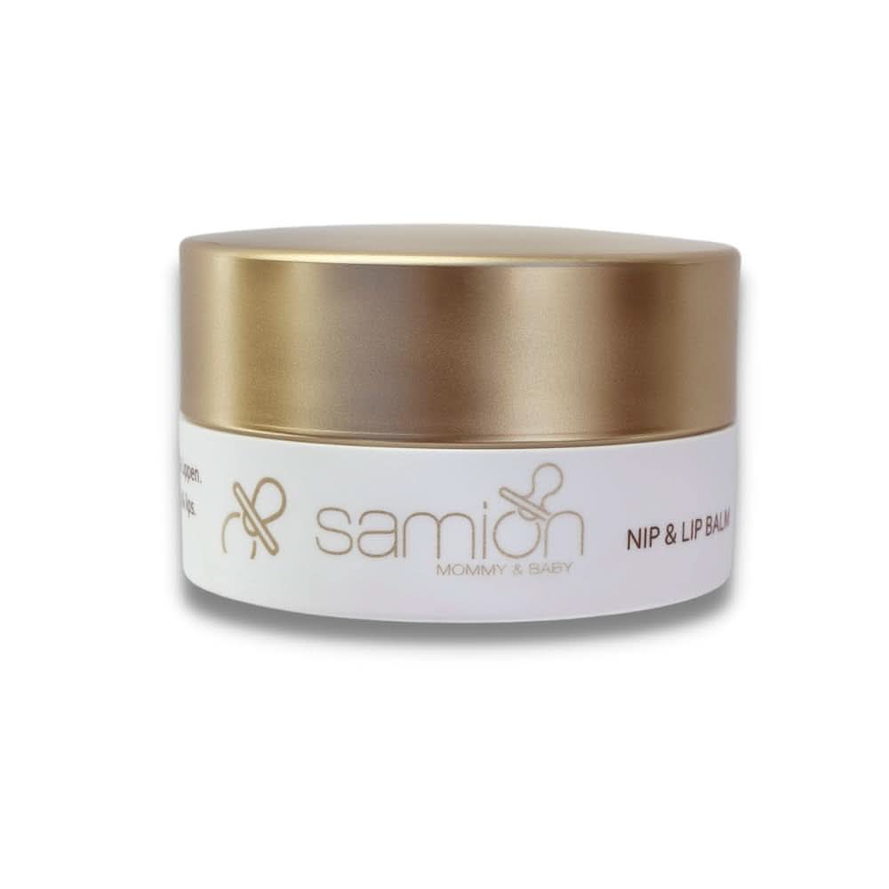Samión | BÁLSAMO PARA LABIOS Y LABIOS | 15 ml Cuidado Profundo | Ingredientes naturales | Alimentación Vegana y Complementos Lactancia Tienda Bebe Naty