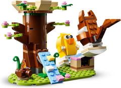 LEGO Spring Parque infantil para animales, Set de construcción de pájaros y ardillas, Set de casa en el árbol para niños, Idea de regalo para niños y niñas de 8 años, Set de animales, Figuras de animales de juguete 40709 Juegos de construcción Beuche den LEGO-Store