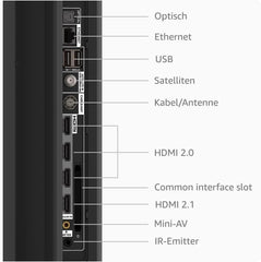Televizor inteligent 4K UHD din seria Fire TV 4 | 50 de inci și Fire TV Soundbar Plus | Sunet pe 3.1 canale, design all-in-one, Dolby Atmos, DTS:X, ideal și pentru dialoguri