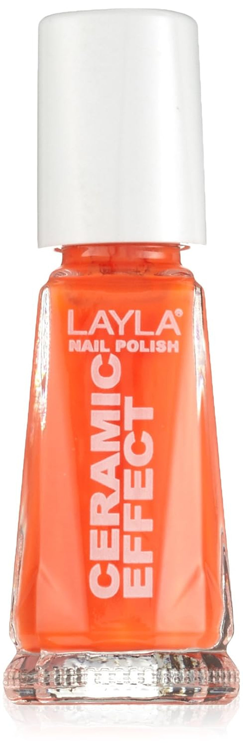 Cosmetics 1243R23-109 Laca de uñas efecto cerámico - naranja fluo, paquete 1 (1 x 0,01 l)