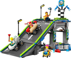 LEGO City No Limits: Carrera de Jaboneras con Rampa - Juguete de construcción para niños y niñas a partir de 6 años - Set con 2 cajas de jabón y 4 minifiguras de Racer - Idea de regalo para niños 60460 Juegos de construcción Besuche den LEGO-Store