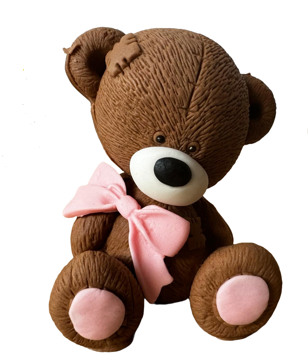 Decoratiune comestibila din zahar, Ursulet Decoratiuni din Pasta de Zahar Naty Shop