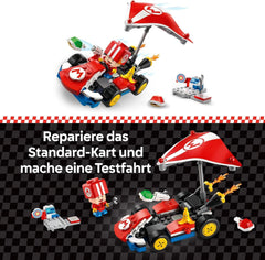 LEGO Super Mario: Mario Kart - Kart estándar, Colección Nintendo, Regalo para niños, Permite a niños, niñas y jugadores de 7 años en adelante jugar de forma independiente, Juguete de aventuras con figura de sapo 72032 Juegos de construcción Besuche den LEGO-Store