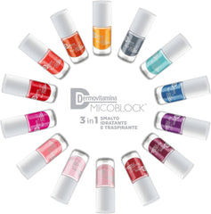 Microblock 3 en 1 Esmalte de uñas para hongos en las uñas Remedio para uñas de color naranja oscuro contra hongos en las uñas 5 ml 16 colores