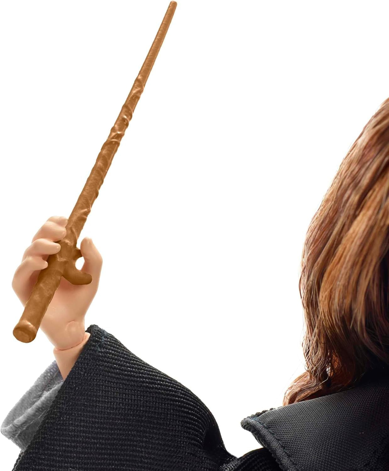 HARRY POTTER Hermione Granger - uniformă Hogwarts, halat Gryffindor și baghetă personalizată pentru fani și colecționari, 11 articulații pentru lupta împotriva lui Voldemord, vârsta 6+, FYM51 Papusi Naty Shop