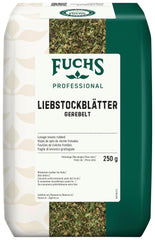 - Cinturón de seguridad Liebstockblätter | Für salzarme Küche geeignet, passt zu Eintöpfen oder Salaten | Calidad profesional para grandes fabricantes | Bolsa reciclable de 0,25 kg.