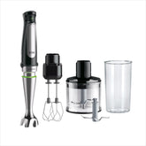 Braun Household Hogar Multiquick 7 Batidora, Spritzschutz, Spülmaschinenfest, Bpa-Frei, 600 Ml, Zerkleinerer 500 Ml, Eisklinge, MQ 7035XBI, 1000 W, Schwarz, MQ7035XBI Cocina Naty Shop 4 Zubehörteile 7035X | 3 accesorios