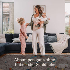 Lansinoh Tragbare Elektrische Doppelmilchpumpe – Freihändig Und Leise Abpumpen Ohne Kabel & Schläuche – Wiederaufladbarer Akku – Einfache Bedienung & Reinigung - Accesorios manos libres Alimentación y lactancia Bebe Naty Shop