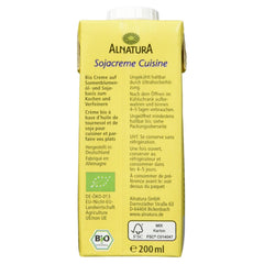 Bio Sojacreme Cuisine, 200 ml