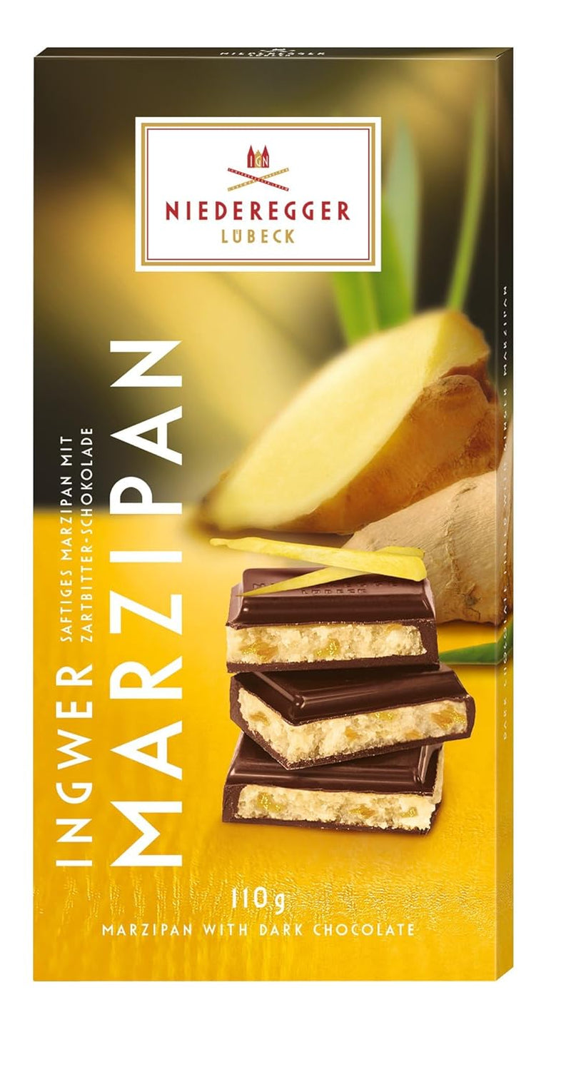 Niederegger Barra de mazapán de jengibre (1 x 110 g)
