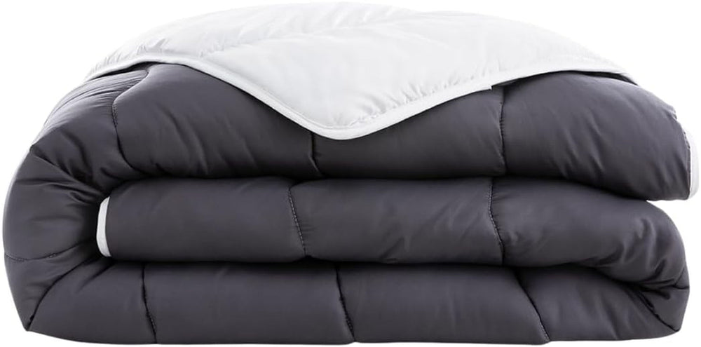 Edredón Abeil 200 X 200 Cm, bicolor, blanco y gris Edredones y colchas Naty Shop 200 X 200 Cm