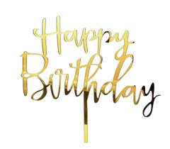 Decoración no comestible, Topper, Feliz Cumpleaños