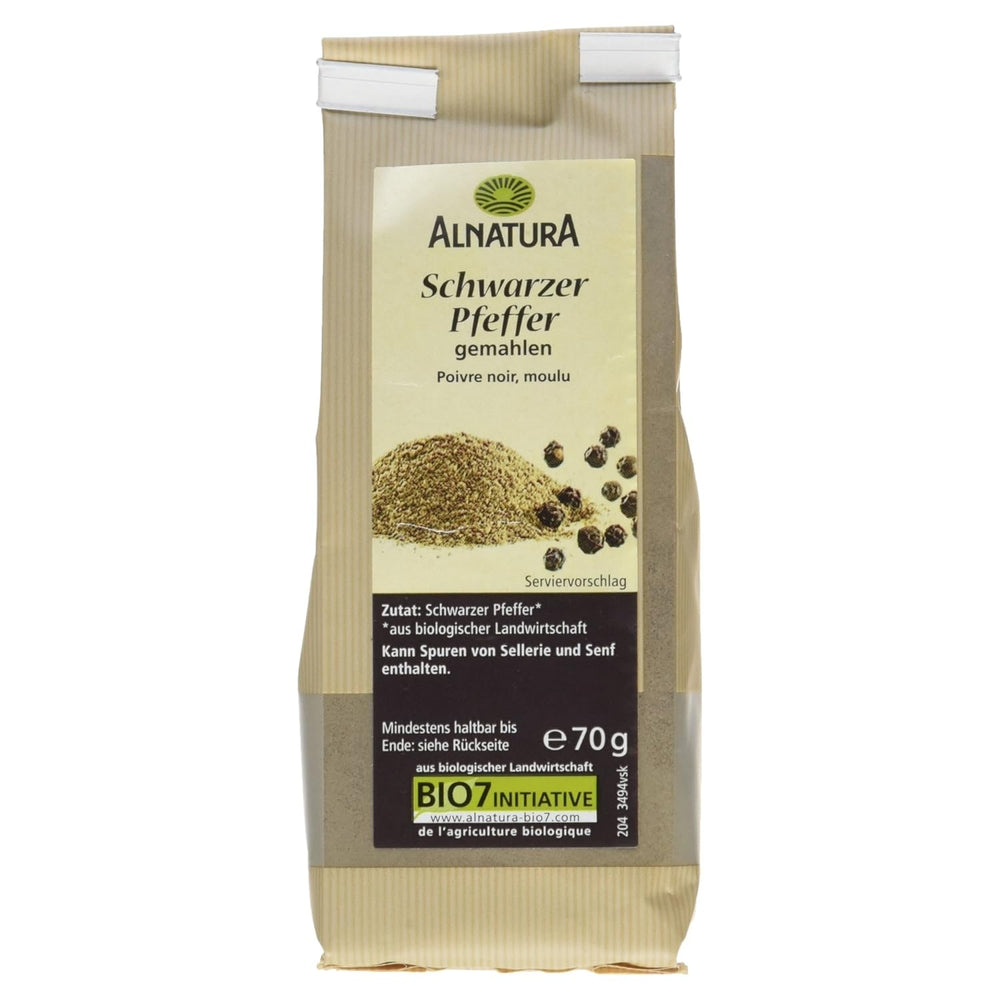 Bio Pfeffer gemahlen negro, 70g