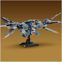 LEGO Marvel Guardianes de la Galaxia: Modelo de Nave Espacial de Construcción Milano con 4 Minifiguras de Superhéroes Volador de Los Vengadores para Aventuras Espaciales Regalo para niños y niñas 76286 Juegos de construcción Beuche den LEGO-Store