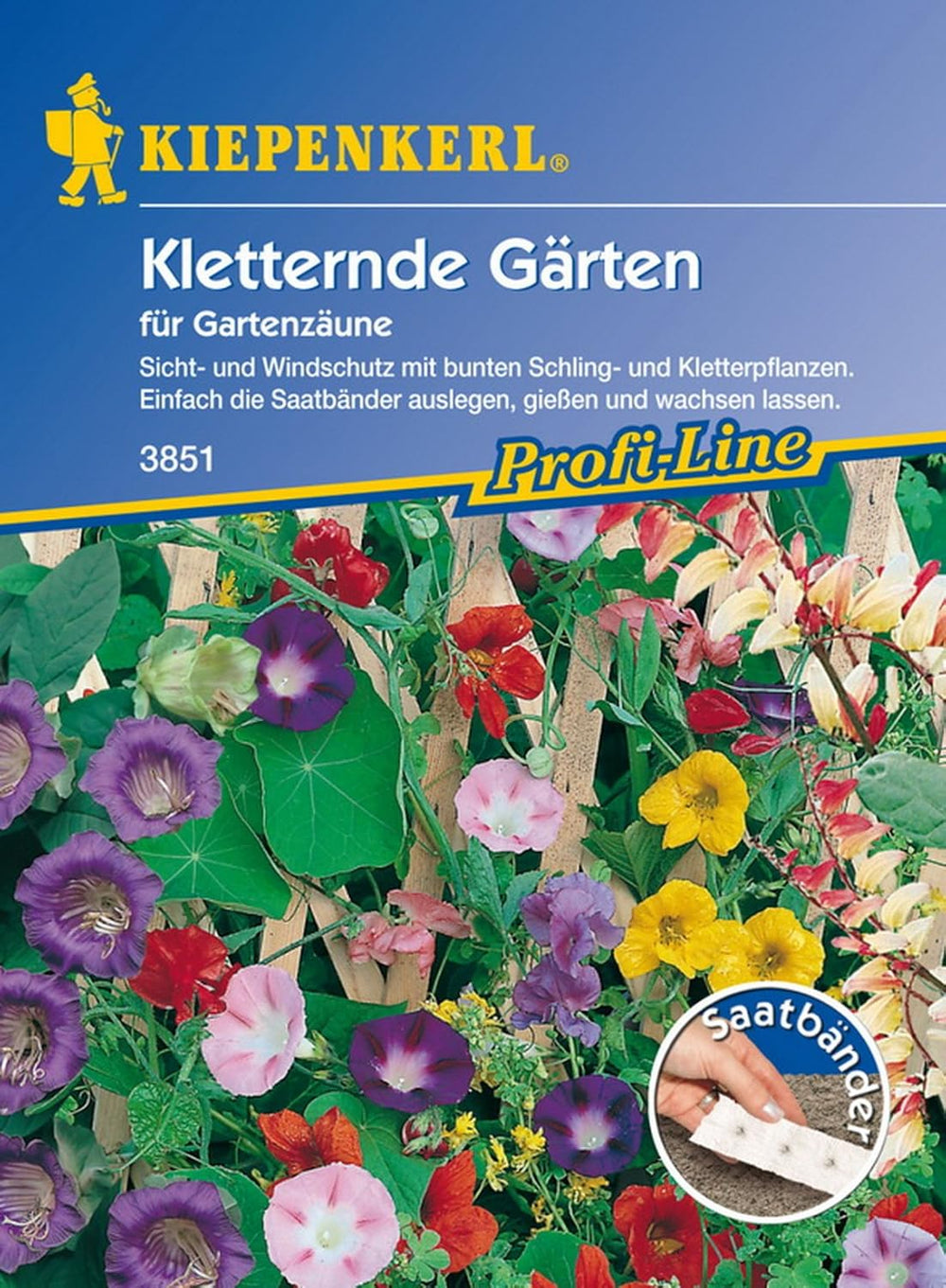 Kiepenkerl, Kletternde Gärten Für Gartenzäune, Saatband