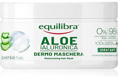 equilibra Hair, Aloe Hyaluron Mask, mască de păr hidratantă și descurcătoare cu aloe vera (20%), acid hialuronic, extract de urzică, 450 ml Masca de par Naty Shop 450 Ml (1 pachet)