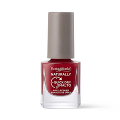 Esmalte de uñas natural de secado rápido (5 ml), color frambuesa
