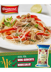 Fideos de cristal DIAMOND, fideos largos de cristal, naturalmente veganos y sin gluten - 1 x 250 g