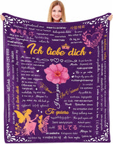 Regalos para mamá, regalo de aniversario para parejas, mujeres hermosas, esposas, hermanas y madres, seguridad ideal para el día de la madre, día de San Valentín y Navidad 50 X 60 pulgadas Yasrlvun Camas y mantas Título predeterminado