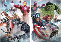 Educa - Puzzle 500 piezas para adultos | Puzzle Marvel Avengers 2 X 500 piezas para adultos y niños a partir de 11 años, superhéroes, set de puzzle (17994) Puzzle Naty Shop