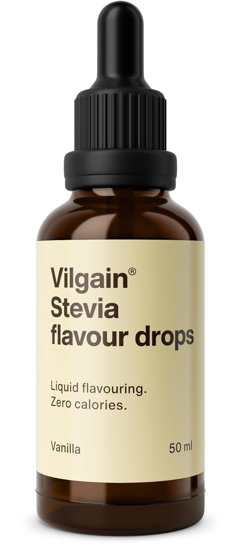 Vilgain Stevia Drops – Natürlicher Kalorienfreier Süßstoff, 5 Geschmacksrichtungen, Ideal Für Getränke, Backen & Diabetiker, Ohne Zucker, Hitzebeständig, Vegan & Ergiebig (50Ml, Vanille) Indulcitori Naty Shop 50 Ml (1Er Pack) Vanille