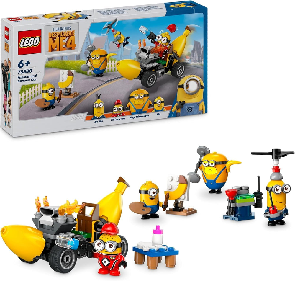 LEGO I - Los Minions Simplemente Incorregibles 4 y la Máquina de Plátanos I - Set de Juego 4 Simplemente Incorregibles Minions de Juguete para Niños Regalo Creativo para Niños y Niñas 6 Años 75580 Juegos de Construcción Beuche den LEGO-Store Default Title