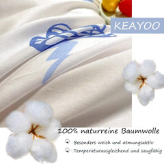 Lenjerie de pat pentru copii, unisex, dinozauri, bumbac Lenjerie de pat - copii Naty Shop