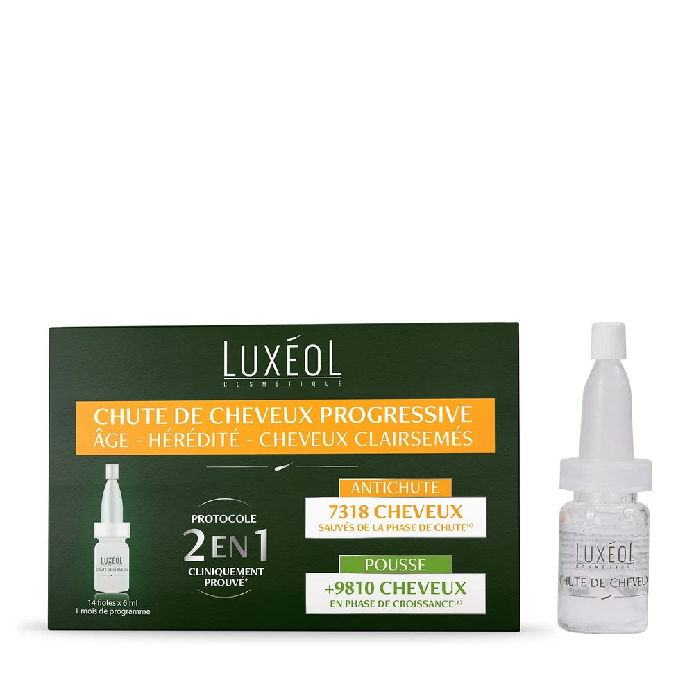 Luxeol Progressive Hair Loss 2-In-1, program pentru 1 lună - 14 sticle de 6 ml Ingrijire par Luxeol Default Title