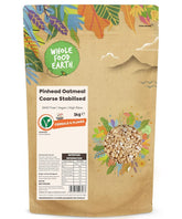 Wholefood Earth Pinhead Avena Gruesa Estabilizada 3kg | Sin OGM | Rico en fibra