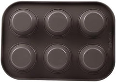 BERGNER BAKING LOVERS - Set Von 2 X 6 Tazas Muffinformen - Kohlenstoffstahl Mit Ilag Essential, PFOA Frei, Leicht Zu Reinigen Moldes y bandejas para repostería Naty Shop