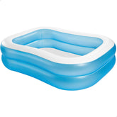 Piscina Familiar Intex Swim Center, Hinchable, Dimensiones: 203cm x 152cm x 48cm (57180NP)