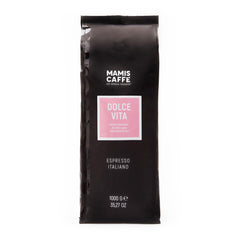 Mamis Caffè Dolce Vita, boabe espresso întregi, perfect ca si cappuccino sau latte macchiato Cafea Naty Shop 1 Kg Boabe intregi
