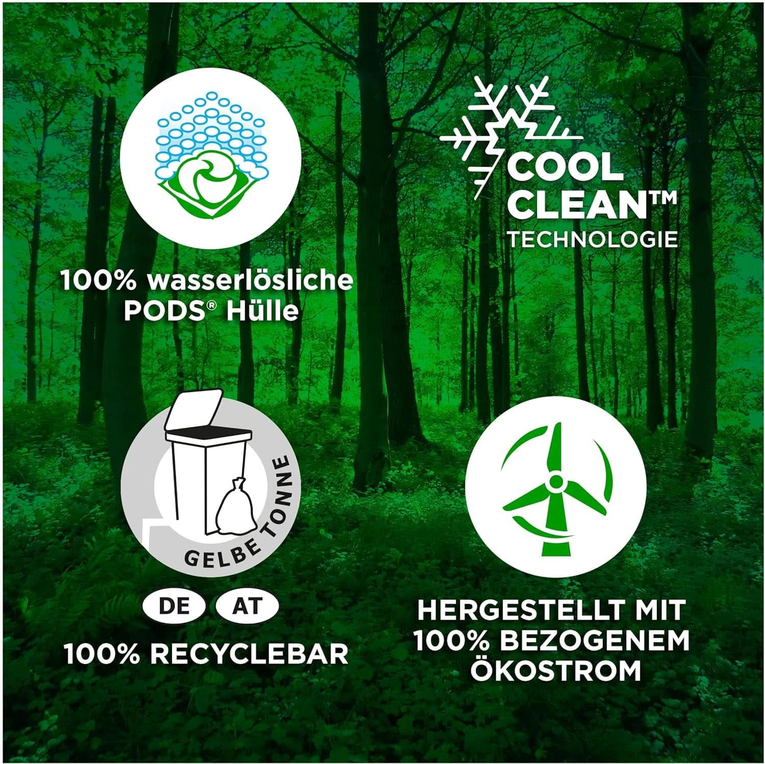 Ariel Allin1 PODS, capsule de detergent lichid Colour+ 53 de spălări, îndepărtarea excelentă a petelor la prima spălare Detergenti Rufe Naty Shop