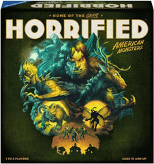 Ravensburger Horrified: American Monsters - Adictivo juego de mesa de estrategia para adultos y niños a partir de 10 años - De 1 a 5 jugadores