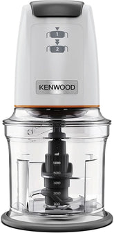 Kenwood Easychop CHP61.000WH, Zerkleinerer Mit Vier Klingen, Schüssel 0,5 L, Druckantrieb, 2 Geschwindigkeiten, Rutschfester Ring, Spülmaschinenfest, Eisbrecher, 500 W, Weiß Kitchen Naty Shop