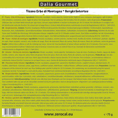 Ceai de plante vrac | Ceai de plante de munte 75 g | Calitate premium | Fără gluten | Fără lactoză | Vegan